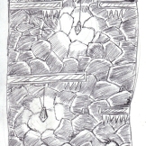A sketch of a game level